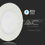 V-TAC VT-724 24W LED Панел Premium SAMSUNG Чип Кръг 3000K
