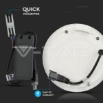V-TAC VT-724 24W LED Панел Premium SAMSUNG Чип Кръг 3000K
