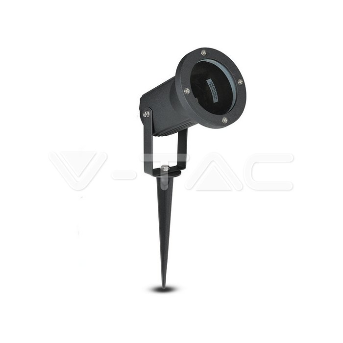 7517.jpg V-TAC VT-7517 Тяло С Колче за Земя Алуминий Черно GU10 IP44