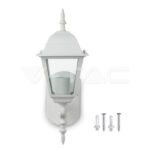 V-TAC VT-7520 Фенер за Стена Четиристен Бял Малък
