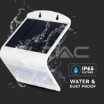 V-TAC VT-7523 3W Соларно Тяло 4000K+3000K Черно Тяло