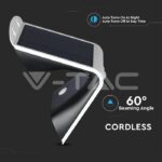 V-TAC VT-7523 3W Соларно Тяло 4000K+3000K Черно Тяло