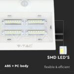 V-TAC VT-7523 3W Соларно Тяло 4000K+3000K Черно Тяло