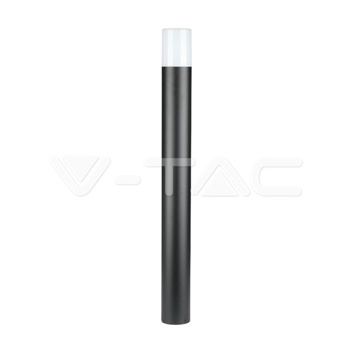 7568.jpg V-TAC VT-7568 GU10 Градинска Наземна Лампа Черна Цилиндър 80CM IP54