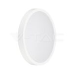 V-TAC VT-76151 18W LED Плафон Кръг Бяла Рамка 3000К IP44