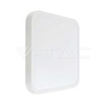 V-TAC VT-76271 24W LED Плафон Квадрат Бяла Рамка 3000К IP44
