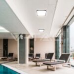 V-TAC VT-76441 18W LED Плафон Квадрат Черна Рамка 6500К IP44