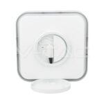 V-TAC VT-76661 18W LED Плафон Квадрат Микровълнов Сензор Бяла Рамка 4000К IP44