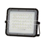 V-TAC VT-7823 10W LED Соларен Прожектор 6400K Сменяема Батерия Черно Тяло