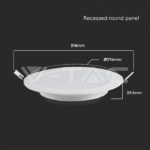V-TAC VT-7868 24W LED Premium Панел Кръг 4000K