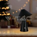 V-TAC VT-7947 LED Настолна Лампа 1800mAh Батерия 180 x 240 3 в 1 Черно Тяло