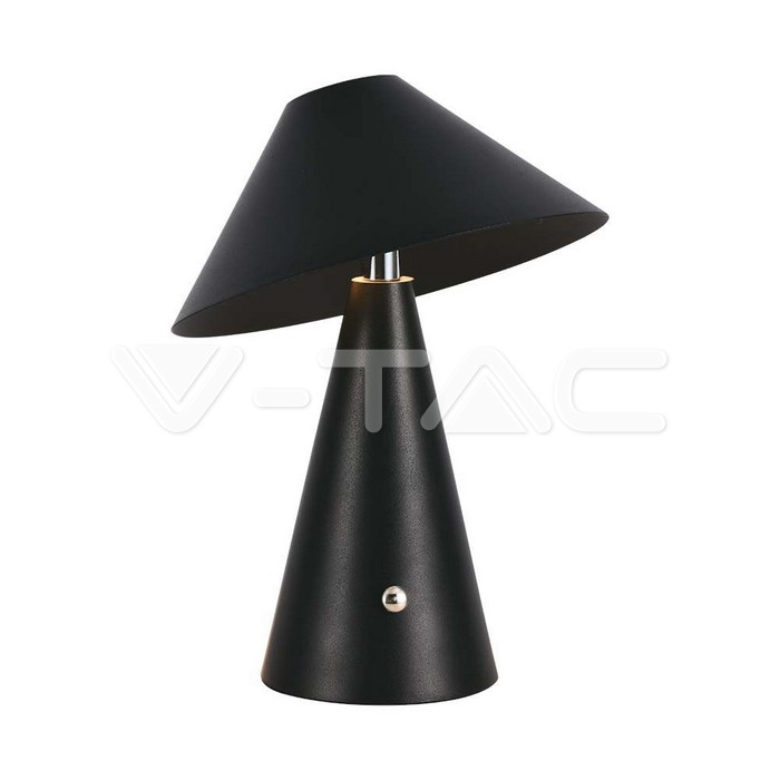 V-TAC VT-7947 LED Настолна Лампа 1800mAh Батерия 180 x 240 3 в 1 Черно Тяло