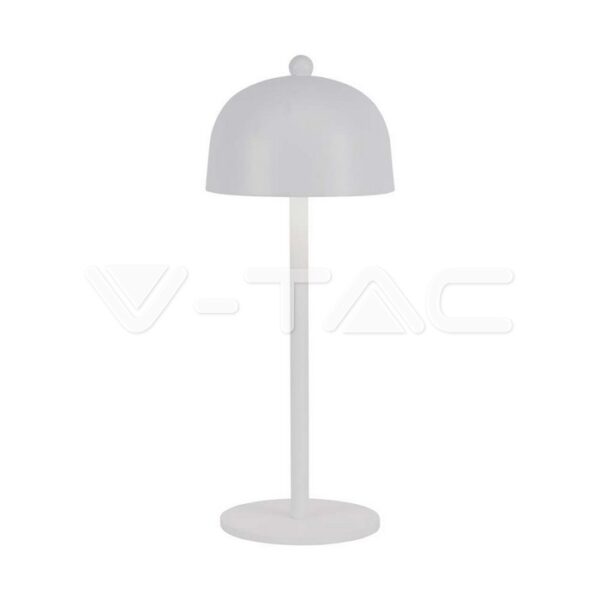 V-TAC VT-7986 LED Настолна Лампа 1800mAh Батерия 115x300 3 в 1 Бяло Тяло