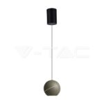 V-TAC VT-8003 8.5W LED Висяща Лампа Φ180 Регулируемо Въже Touch On/Off Златно Тяло 3000K