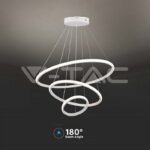 V-TAC VT-8018 32W LED Висяща Декоративна Лампа 600*400*200 Бяло Тяло 3000K
