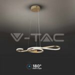 V-TAC VT-8021 18W LED Висяща Декоративна Лампа 700*250 Златно Тяло 3000K