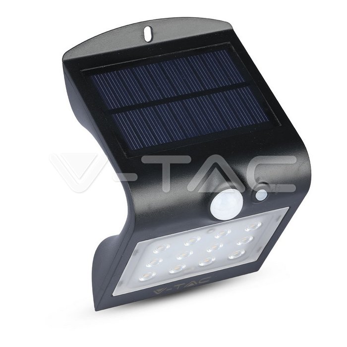 8277.jpg V-TAC VT-8277 Соларно тяло 1.5W Неутрална Светлина+Неутрална Светлина Черно Тяло