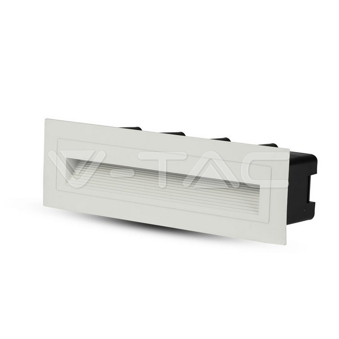 8352.jpg V-TAC VT-8352 6W LED Осветител за Стъпала Бяло Тяло 3000K