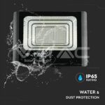 V-TAC VT-8578 50W LED Прожектор с Фотоволтаичен Панел 4000K