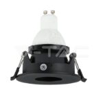 V-TAC VT-8595 GU10 Отливка Кръг Черно + Черно