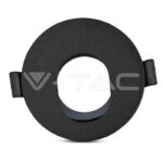 V-TAC VT-8596 GU10 Отливка Кръг Черно + Черно