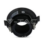 V-TAC VT-8596 GU10 Отливка Кръг Черно + Черно