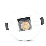 V-TAC VT-8597 GU10 Корпус Луна Квадрат Бяло + Черно