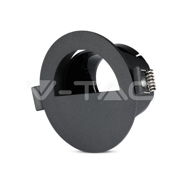 8608.jpg V-TAC VT-8608 GU10 Корпус Луна Полукръг Черно + Черно