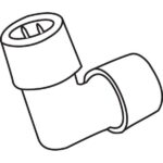 Kanlux 8636 Съединителен елемент за светлинни маркучи GIVRO-90L IP44