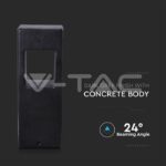 V-TAC VT-8698 12W Стенна Лампа Бетон Тъмно Сив