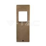 V-TAC VT-3361 Монтажен Kит С Дифузер За LED Лента Алуминиев Мат Gypsum Outer Corner 2000mm