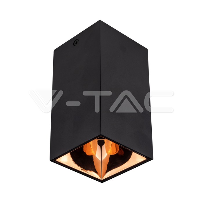 8993.jpg V-TAC VT-8993 GU10 Корпус Квадрат Черно Розово Злато