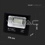 V-TAC VT-94010 20W LED Прожектор с Фотоволтаичен Панел 6000K