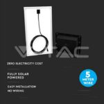 V-TAC VT-94026 40W LED Прожектор с Фотоволтаичен Панел 6000K