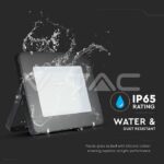 V-TAC VT-964 400W LED Прожектор SAMSUNG Чип SMD Slim Черно Тяло 4000K 120 lm/W