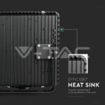 V-TAC VT-964 400W LED Прожектор SAMSUNG Чип SMD Slim Черно Тяло 4000K 120 lm/W