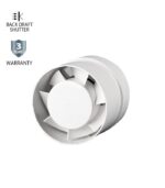 Vito 8005300 ВЕНТИЛАТОР ЗА БАНЯ КАНАЛЕН VENTI-P100 PIPE Φ100MM/КЛАПА/БЯЛ 12W