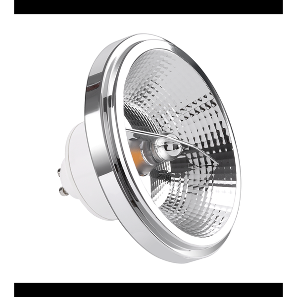 ar8618a.png Milagro AR8618 КРУШКА AR111 - 10.5W GU10 3000K/ Бяла с рефлектор Димируема