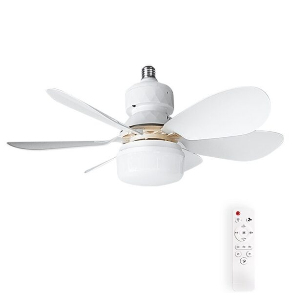Vito 2027710 ТАВАНЕН ВЕНТИЛАТОР С LED ЛАМПА FANLUX-A6 12W 3xCCT (3000K/4500K/6500K) 1020Lm 42CM БЯЛ ДИСТАНЦИОННО УПР. ДИМИРАНЕ