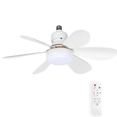 Vito 2027720 ТАВАНЕН ВЕНТИЛАТОР С LED ЛАМПА FANLUX-A6 15W 3xCCT (3000K/4500K/6500K) 1275Lm 52CM БЯЛ ДИСТАНЦИОННО УПР. ДИМИРАНЕ