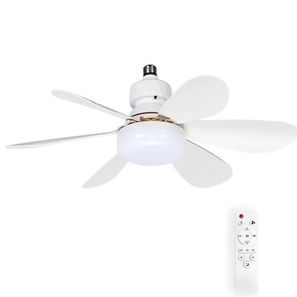 Vito 2027720 ТАВАНЕН ВЕНТИЛАТОР С LED ЛАМПА FANLUX-A6 15W 3xCCT (3000K/4500K/6500K) 1275Lm 52CM БЯЛ ДИСТАНЦИОННО УПР. ДИМИРАНЕ