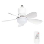 Vito 2027730 ТАВАНЕН ВЕНТИЛАТОР С LED ЛАМПА FANLUX-B5 6W 6500K 510Lm 42CM БЯЛ АКУМУЛАТОРНА БАТЕРИЯ ДИСТАНЦИОННО УПР