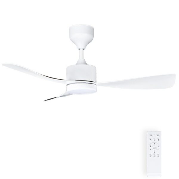 Vito 2027740 ТАВАНЕН ВЕНТИЛАТОР С LED ЛАМПА FANLUX-C3 18W 3xCCT 1530Lm. 106CM. БЯЛ. ДИСТАНЦИОННО УПР. ДИМИРАНЕ
