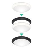 Vito 2027810 CEILING LAMP WITH MICROWAVE SENSOR JULIA-MS E27 φ300*H90 IP54 2RINGS INCLUDED