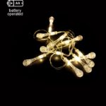 Vito 5620721 CHRISTMAS LIGHTING NATALE-17 CRYSTALDROP 10LED 2700K 1M 2xAA IP20 TRANSPARENT WITH TIMING FUNCTION