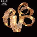 Vito 5620770 CHRISTMAS LIGHTING NATALE-20 FLAT RIBBON 50LED 27K 5M 2AA IP20 SILVER