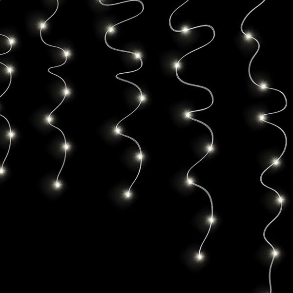 Vito 5620780 CHRISTMAS LIGHTING NATALE-21 COPPER CURTAIN 300LED 27K 3X3M USB 5V IP44 SILVER