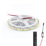 Vito 5541021 COB LED ЛЕНТА LEDStrip+ 12V 480xCOB 12W/m 3CCT 3M Tape 8mm IP20 5m/ролка Дължина на рязане 2.5см +CONTROLLER