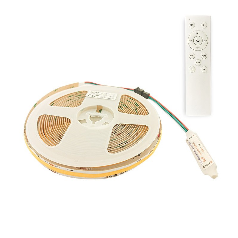 cob-led-strip-ledstrip-24v-360xcob-ic-12w-m-3000k-1200lm-m-3m-10mm-ip20-5m-5541090-vito.jpg Vito 5541090 COB LED ЛЕНТА LEDStrip+ 24V 360xCOB IC 12W/m 3000K 1200Lm/m 3M 10mm IP20 5m ролка Дължина на рязане 8.33см