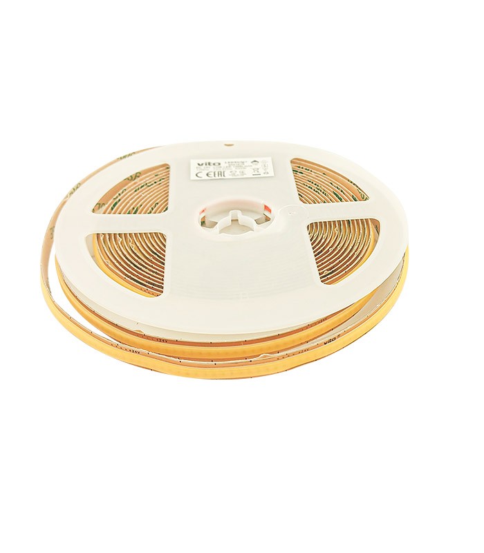 Vito 5541060 COB LED ЛЕНТА LEDStrip+ 24V 720xCOB 12W/m 3000K 1200Lm/m 3M 8mm IP20 5m CUT FREE